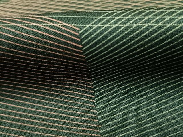 平和屋着物●上質な小紋 切嵌文 正絹 逸品 AABL3590fy