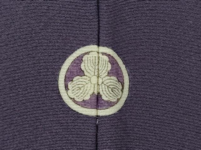平和屋着物●上質な色無地 濃鼠色 正絹 逸品 AABL3616ck