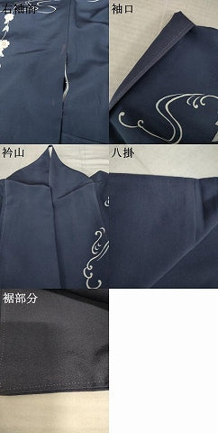 平和屋着物●創業460年・千總 訪問着 流水扇面花文 金彩 正絹 逸品 AABL3633ck