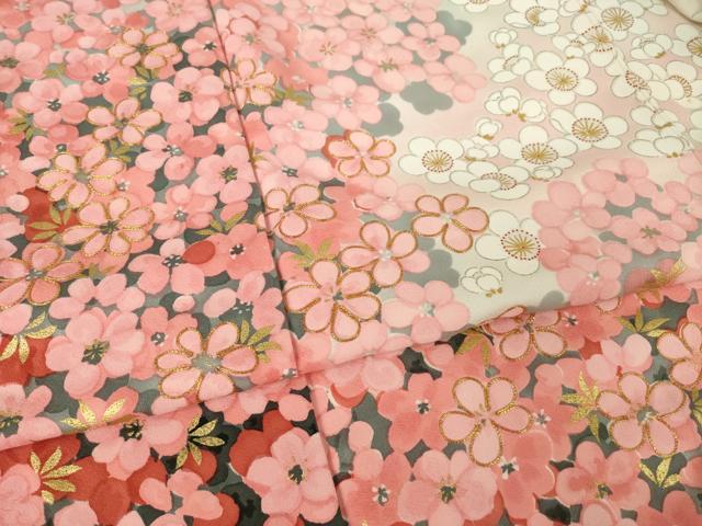 平和屋着物●豪華振袖 駒刺繍 花尽くし 正絹 逸品 AABL3637ck