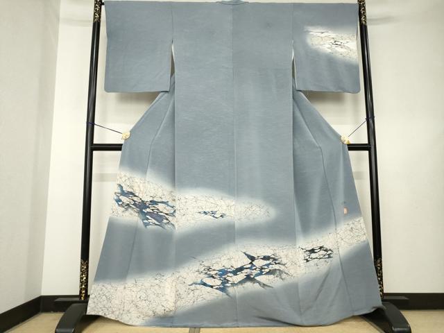 平和屋着物●訪問着 作家物 霞文 暈し染め 正絹 逸品 AABL3642ck
