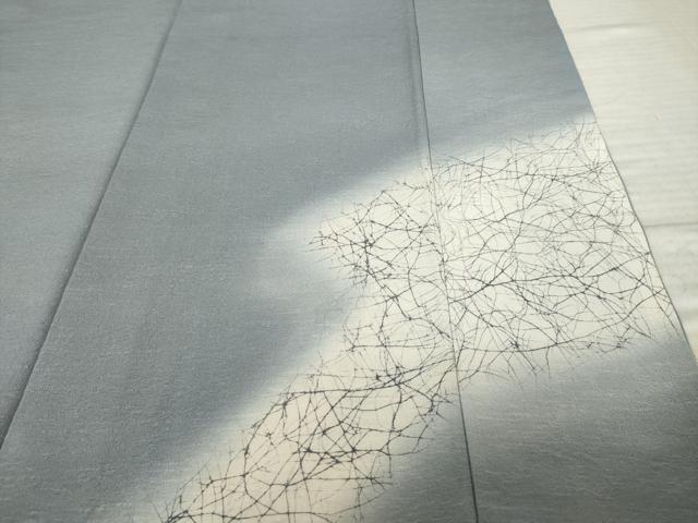 平和屋着物●訪問着 作家物 霞文 暈し染め 正絹 逸品 AABL3642ck
