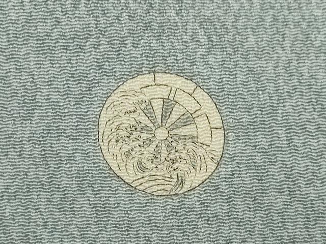 平和屋着物●東京友禅 熊谷好博子 色留袖 刺繍 風景枝垂れ花文 正絹 逸品 AABL3678ck