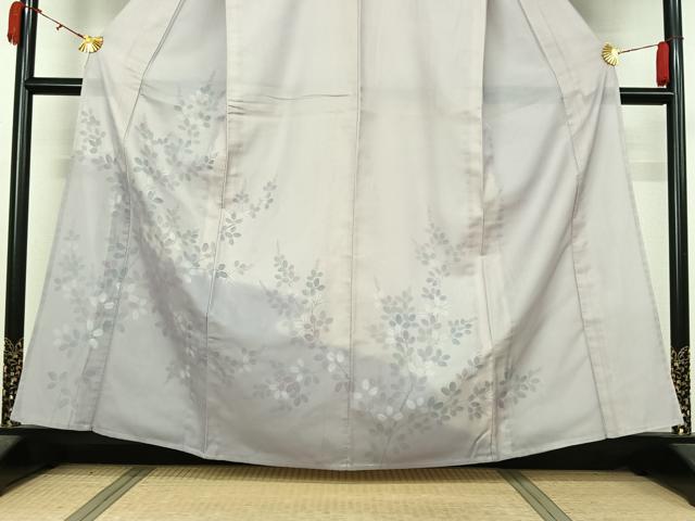 平和屋着物▽訪問着 無双 紗袷 紗×紗 手描き 萩文 暈し染め 正絹 逸品 AABL3726jh