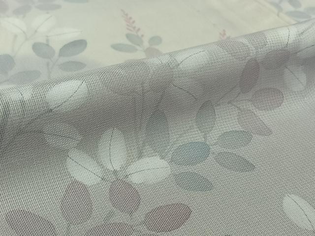 平和屋着物▽訪問着 無双 紗袷 紗×紗 手描き 萩文 暈し染め 正絹 逸品 AABL3726jh