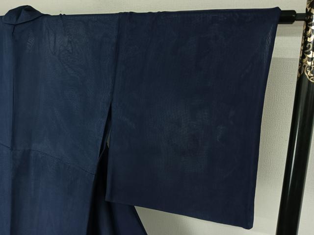 平和屋着物▽訪問着 無双 紗袷 紗×絽 花蝶文 暈し染め 銀彩 正絹 逸品 AABL3728jh