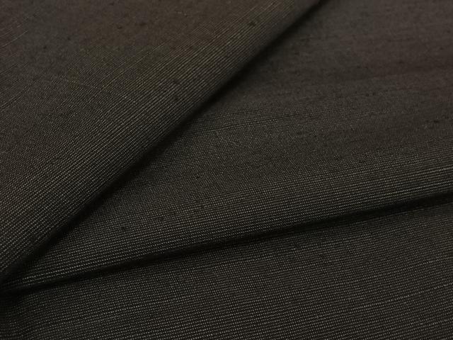 平和屋着物▽男性 小紋 単衣 憲法黒茶色 AABL3736jh