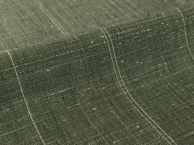 平和屋着物▽小紋 単衣 縞 金糸 AABL3738jh