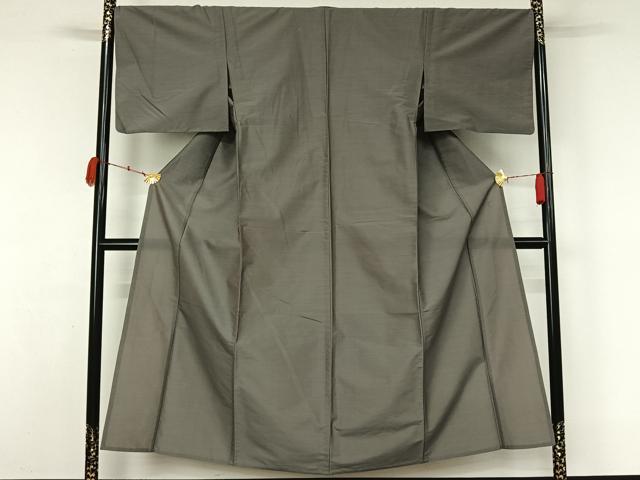 平和屋着物▽色無地 単衣 紫鼠色 AABL3741jh