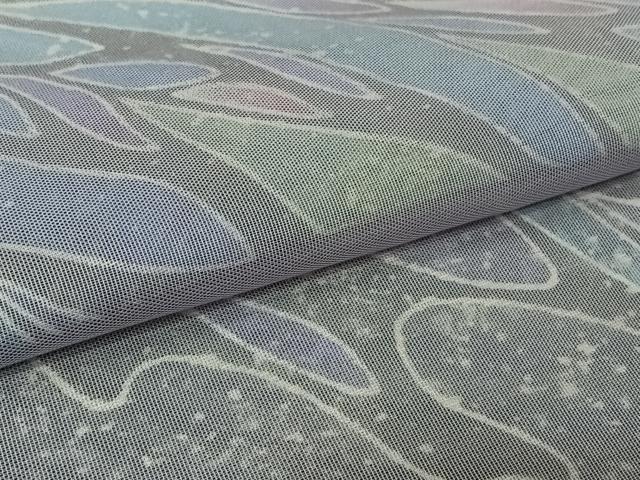 平和屋着物▽訪問着 無双 紗袷 紗×紗 流水文 正絹 逸品 AABL3746jh