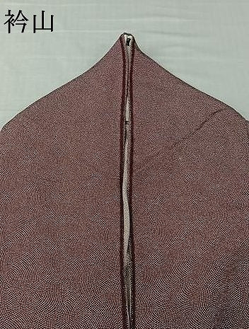 平和屋着物▽江戸小紋 単衣 鮫小紋柄 正絹 逸品 AABL3765jh