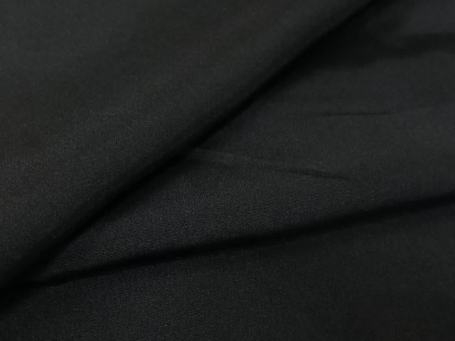平和屋着物▽男性 黒紋付 単衣 正絹 逸品 AABL3780jh