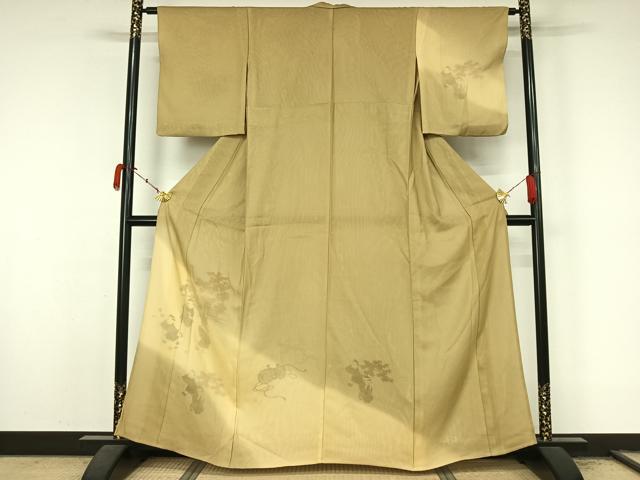 平和屋着物▽訪問着 無双 紗袷 紗×絽 童子風景文 正絹 逸品 AABL3782jh