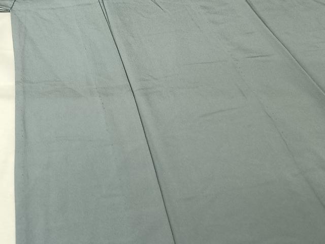平和屋着物▽上質な色無地 単衣 秘色色 正絹 逸品 AABL3784jh