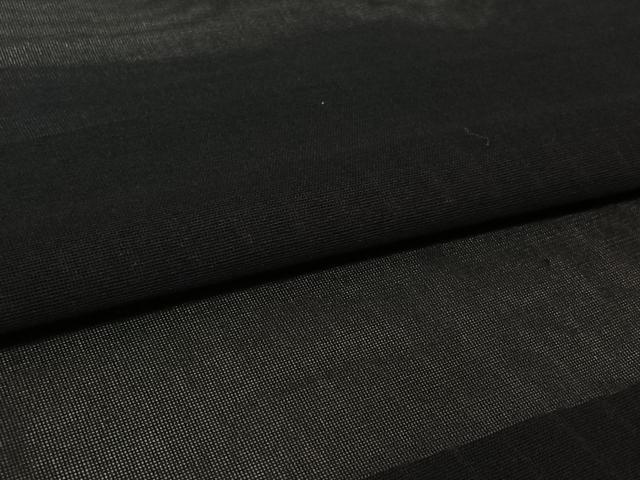 平和屋着物▽羽織 スリーシーズン 春夏秋 塵除け 紗 黒地 正絹 逸品 AABL3830jh