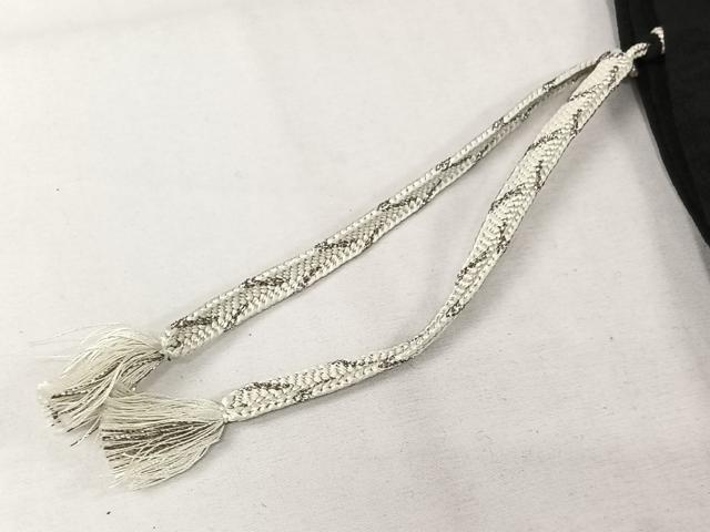 平和屋着物▽羽織 スリーシーズン 春夏秋 塵除け 草葉紋紗 黒地 正絹 逸品 AABL3832jh