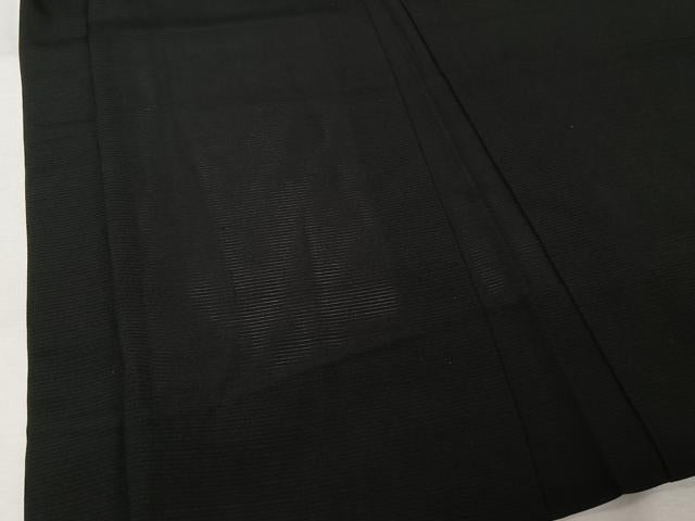 平和屋着物▽羽織 スリーシーズン 春夏秋 塵除け 絽 黒地 正絹 逸品 未使用 AABL3840jh