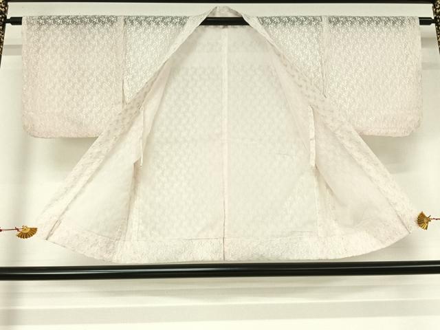 平和屋着物▽羽織 スリーシーズン 春夏秋 塵除け 総レース 舞蝶文 銀糸 洗える着物 AABL3854jh