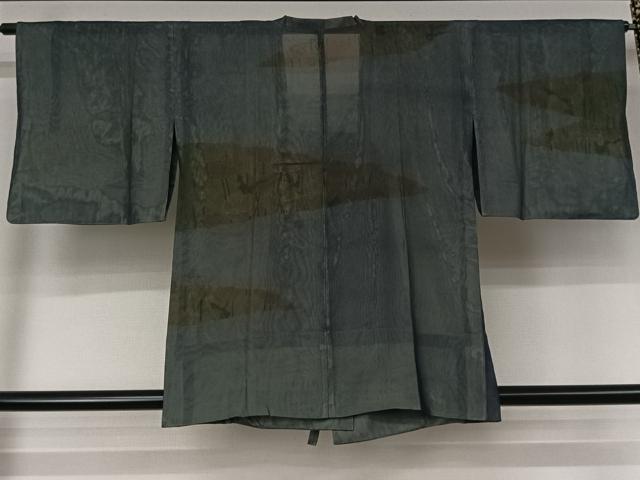 平和屋着物▽道行コート 無双 紗袷 紗×絽 スリーシーズン 春夏秋 塵除け 草花文 正絹 逸品 AABL3900jh