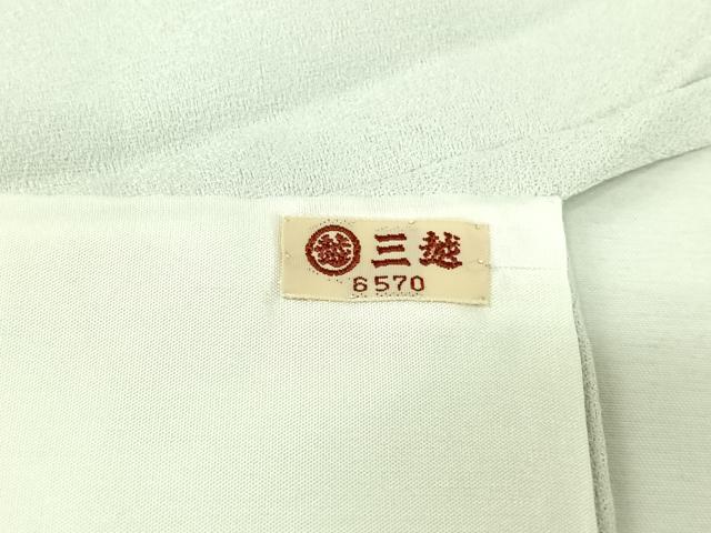 平和屋着物▽訪問着 単衣 刺繍 枝花文 三越扱い 正絹 逸品 AABL3911jh
