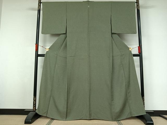 平和屋着物▽江戸小紋 単衣 角通し 正絹 逸品 AABL3960jh