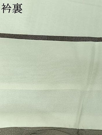 平和屋着物▽江戸小紋 単衣 市松文様 正絹 逸品 AABL3969jh
