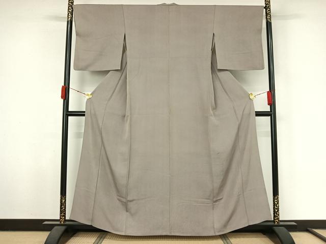 平和屋着物▽上質な小紋 単衣 霞文 暈し染め 正絹 逸品 AABL3975jh