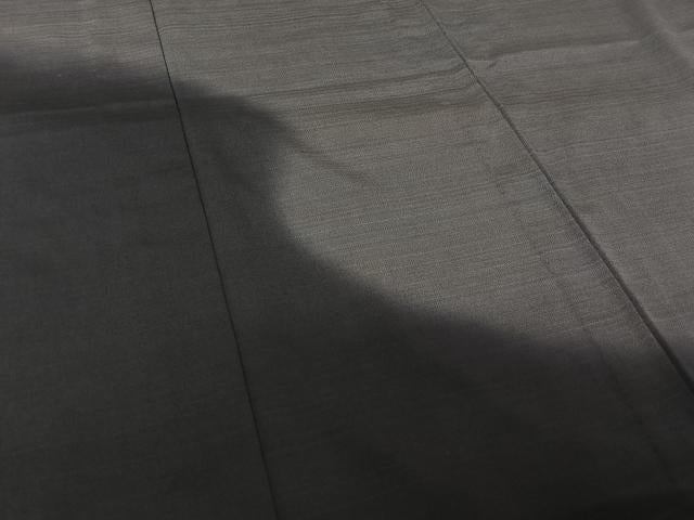 平和屋着物▽藤倉守正 本塩沢 訪問着 単衣 やまだ織 霞文 暈し染め ロング丈 正絹 逸品 AABL3980jh