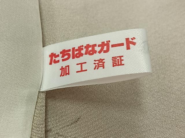 平和屋着物▽上質な小紋 単衣 舞葉文 金彩 正絹 逸品 AABL3999jh
