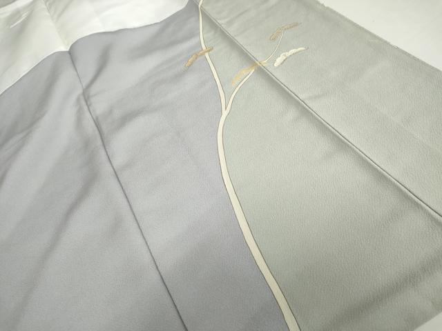 平和屋着物●訪問着 駒刺繍 梅松文 金彩 正絹 逸品 AABL4054cs