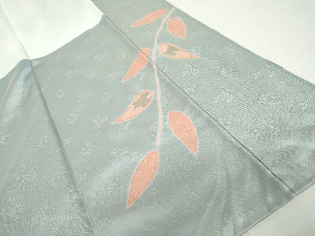 平和屋着物●訪問着 絞り 枝花文 金彩 正絹 逸品 AABL4057cs