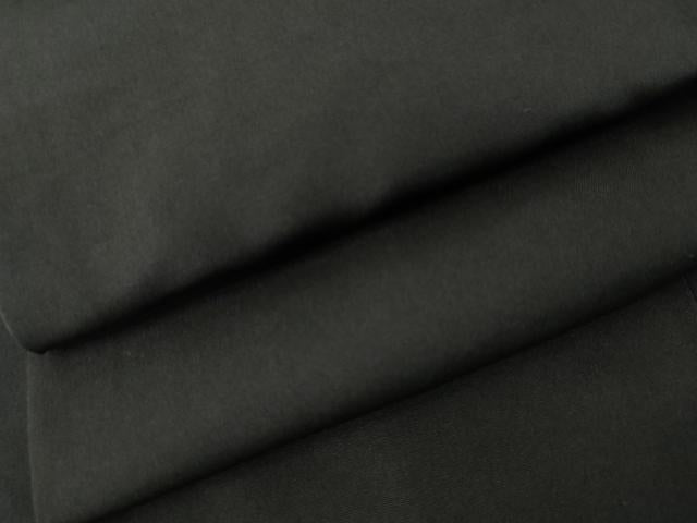 平和屋着物●男性 黒紋付 正絹 逸品 AABL4076cs