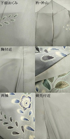 平和屋着物●訪問着 辻が花 絞り 暈し染め 正絹 逸品 AABL4102cs