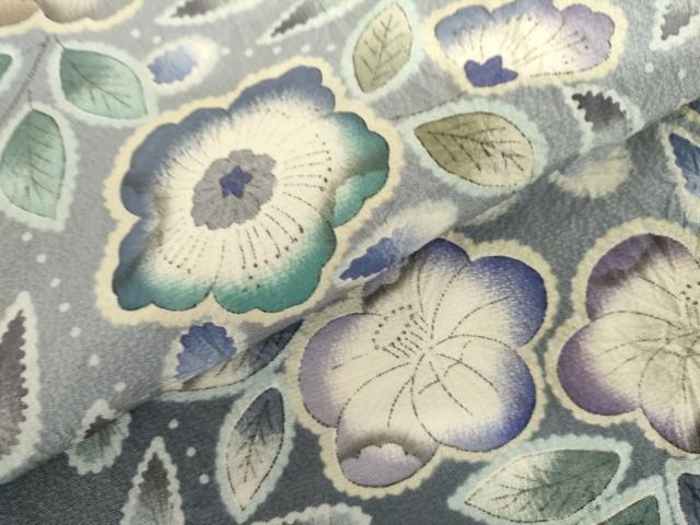 平和屋着物●訪問着 辻が花 絞り 暈し染め 正絹 逸品 AABL4102cs