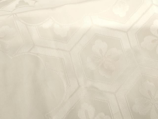 平和屋着物●振袖用長襦袢 無双仕立て 亀甲花地紋 暈し染め 正絹 逸品 AABL4103cs