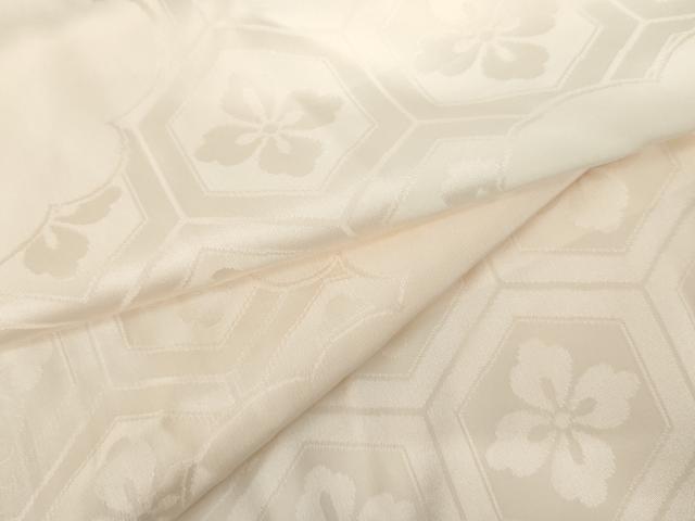 平和屋着物●振袖用長襦袢 無双仕立て 亀甲花地紋 暈し染め 正絹 逸品 AABL4103cs