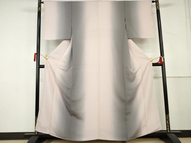 平和屋着物●上質な小紋 霞間道 暈し染め 正絹 逸品 未使用 AABL4105cs