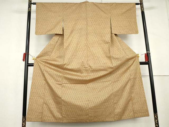平和屋着物●本場琉球絣 紬 正絹 逸品 AABL4121cs