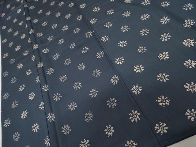 平和屋着物●上質な小紋 舞花文 正絹 逸品 AABL4129cs