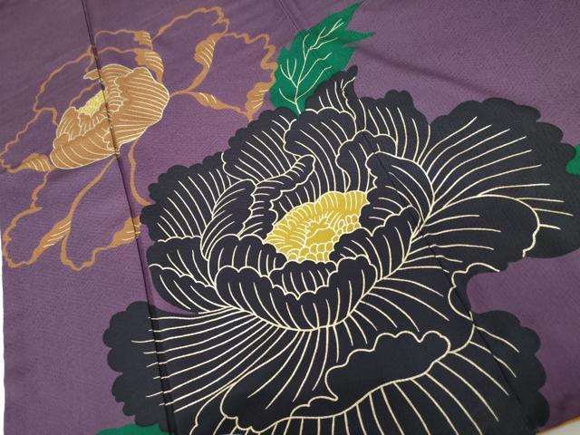 平和屋着物●豪華振袖 草花文 金彩 やまと誂製 正絹 逸品 AABL4149cs