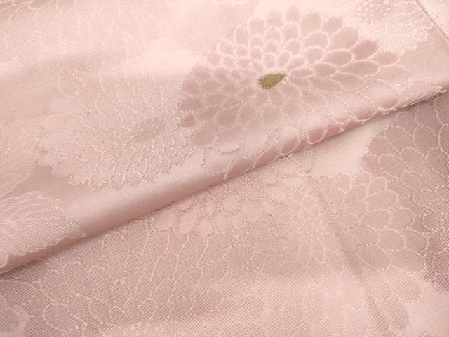 平和屋着物▼上質な小紋 地紋起こし 菊 暈し染め 正絹 逸品 AABL4160cs