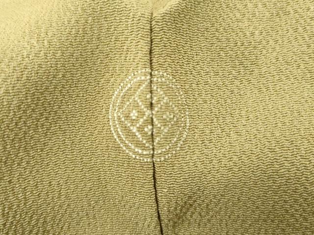 平和屋着物●訪問着 雪輪草花文 暈し染め 鬼しぼ縮緬 やまと金ラベル 正絹 逸品 AABL4174cs
