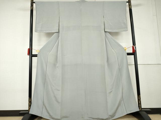 平和屋着物●上質な色無地 秘色色 正絹 逸品 AABL4203cs