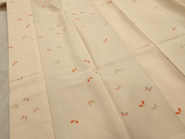平和屋着物■長襦袢 無双仕立て 舞蝶文 正絹 逸品 AABL4261sx