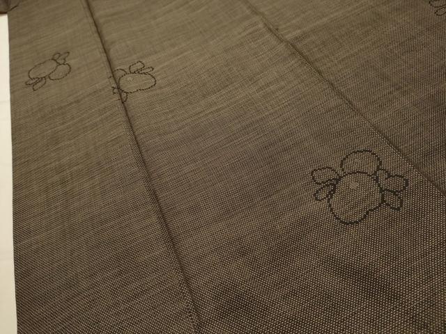平和屋着物■本場大島紬 9マルキ 光琳菊 正絹 逸品 AABL4292sx