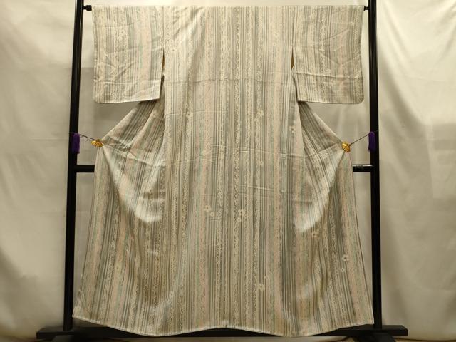 平和屋着物■上質な小紋 舞花間道 正絹 逸品 AABL4293sx