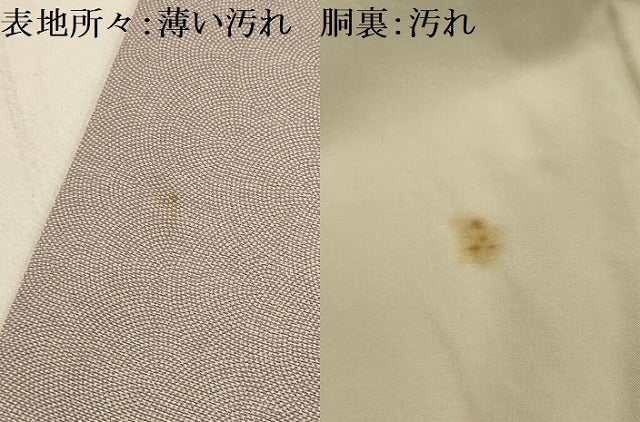 平和屋着物■江戸小紋 鮫小紋柄 正絹 逸品 AABL4316sx