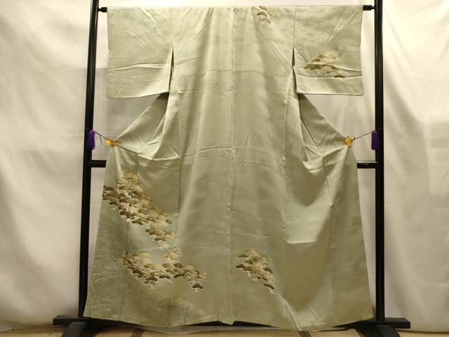 平和屋着物■訪問着 浜松文 正絹 逸品 AABL4334sx