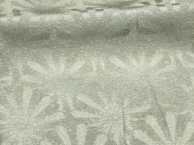 平和屋着物■上質な小紋 菊青海波 正絹 逸品 AABL4356sx
