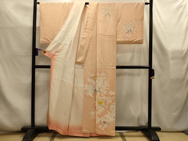平和屋着物■訪問着 草花文 金彩 正絹 逸品 AABL4369sx